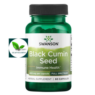 Swanson Premium Black Cumin Seed 400 mg / 60 Caps