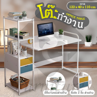 BG Furniture โต๊ะคอมพิวเตอร์ พร้อมชั้นวาง รุ่นB2004