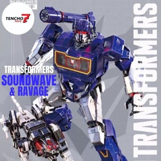 TRUMPETERS โมเดลประกอบ TRANSFORMERSSOUNDWAVE &amp; RAVAGE SK05