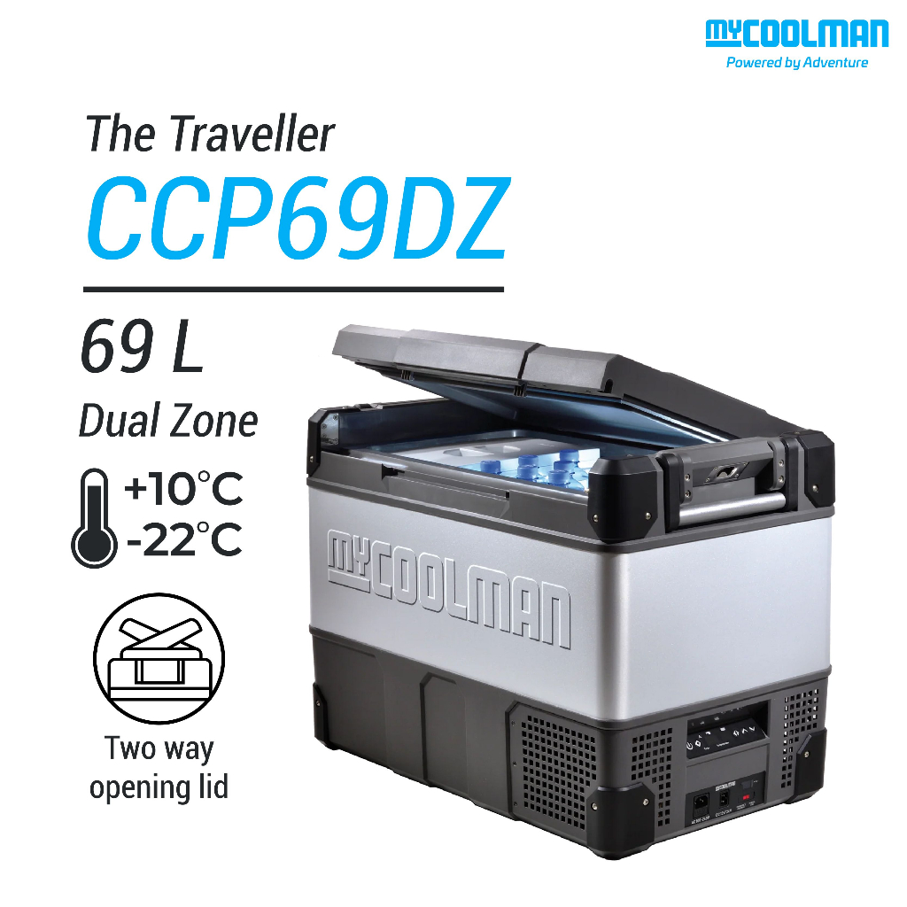 myCOOLMAN Fridge/Freezer CCP69DZ - Dual Zone