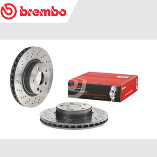 BREMBO จานเบรคหน้า (เจาะรู) BENZ SL R230 (280 300 350 500)  (HC) 2006-2012 / D09 9481 21 / ราคา 1ใบ