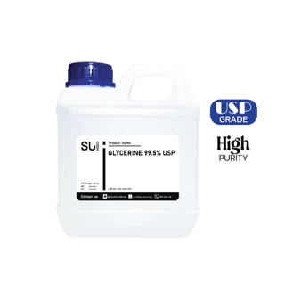 Glycerine 99.5 % (USP Grade) VG กลีเซอรีน 99.5% ความบริสุทธิ์สูง แบบขวด แบบแกลลอน