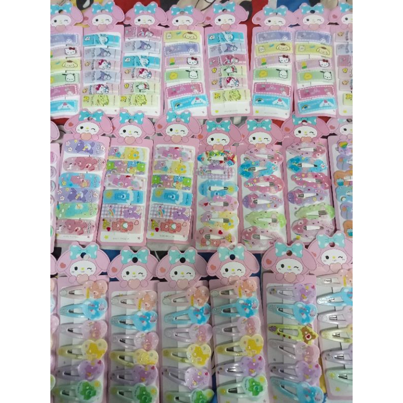 กิ้ฟยกแผง 6 ตัว ลายน่ารัก หมีแคร์แบร์ , Sanrio,บาบี้
