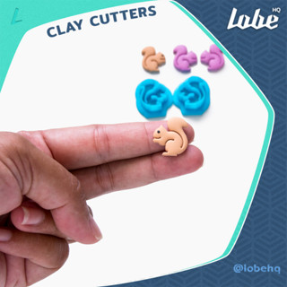 Squirrel Shape A Clay Cutter/ Clay Tools/ Polymer Clay Cutter/ แม่พิมพ์กดดินโพลิเมอร์รูปทรงกระรอก