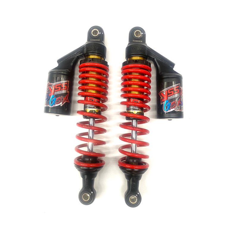 โช้คหลัง YSS รุ่นG-SIX สีทอง แดง ดำ ยาว320MM WAVE-110i ปี09-20-CZ-i ปี07 รหัสRC302-320T-61AL-358E