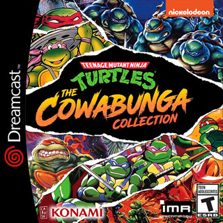 Dreamcast - TURTLES NINJA : The Cowabunga Collection. (ไม่มีวางจำหน่ายตามปกติบนเครื่องนี้ )