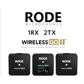 Rode Wireless Go II Wireless Microphone ไมค์ติดกล้องไร้สายแบบหนีบปกเสื้อ รับประกันศูนย์ 2 ปี