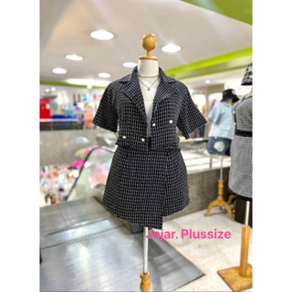 🎈Plussize ชุดเซ็ตคนอ้วน🎈 👚 : Bust (อก) 36-48         Lenght(ยาว) 20 🩳 : Waist (เอว) 32-44         Hips (สะโพก) 50