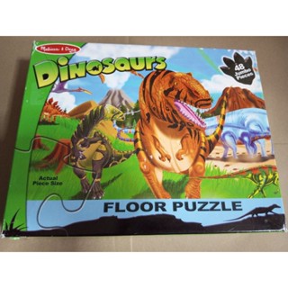 Melissa &amp; Doug Dinosaurs Floor Puzzle 48 Jumbo Pieces