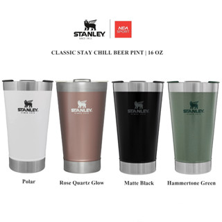 [ลิขสิทธิ์แท้] STANLEY CLASSIC STAY-CHILL BEER PINT 16 OZ แก้วเก็บความเย็น