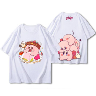 เสื้อยืดเกม Kirbys Dream Land แขนสั้นผู้ชายและผู้หญิงฤดูร้อนผ้าฝ้าย 100% เสื้อยืดแฟนเกม Gospel