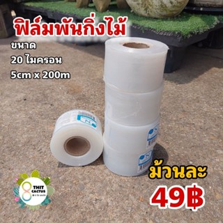 ฟิล์มพันกิ่ง 20ไมครอน // เทปพันกิ่งต้นไม้ อุปกรณ์ตอนกิ่ง