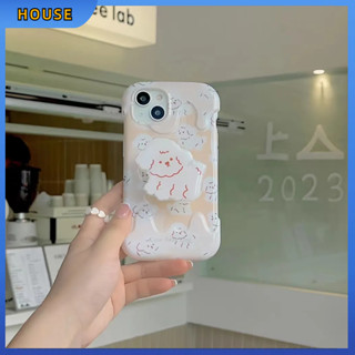 💲คูปองเคลม💲เคสไอโ case for iphone 11 12 เค้กลูกสุนัข นำการสนับสนุน เคส 14 13 12 11 pro max การป้องกันอย่างเต็มที่