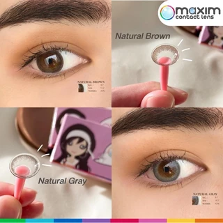 Maxim color air คอนแทคเลนส์สี รายเดือน รุ่นBlink สีธรรมชาติ (1กล่อง1คู่)