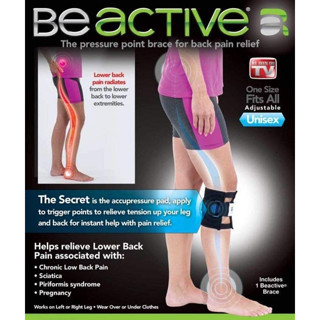 ที่ล็อคหัวเข่า BeActive อุปกรณ์ช่วยซัพพอรท์หัวเข่าจากการบาดเจ็บหัวเข่า