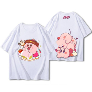 แฟชั่น เสื้อยืดเกม Kirbys Dream Land แขนสั้นผู้ชายและผู้หญิงฤดูร้อนผ้าฝ้าย 100% เสื้อยืดแฟนเกม Gospel เสื้อผ้า