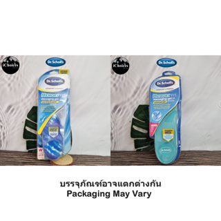 [Dr.Scholls] Comfort &amp; Energy Memory Fit Massaging gel Insoles 1 Pair for Women Size 6-10 แผ่นรอง รองเท้า ลดแรงกระแทก