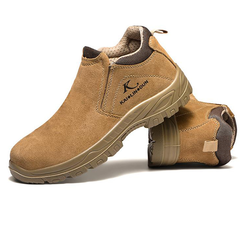 MVP🪓🪓 รองเท้าเซฟตี้ หนังแท้ หัวเหล็ก ระบายอากาศดี พื้นยางกันลื่น หัวเหล็ก พื้นเสริมแผ่นเหล็ก Safety Shoes - รูปที่ 2