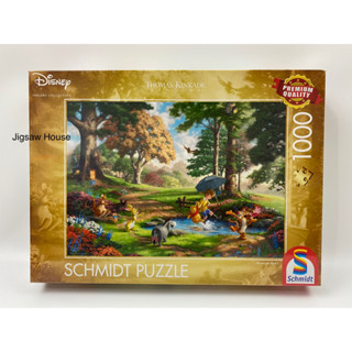 พร้อมส่ง-จิ๊กซอว์ Winnie the Pooh Disney Thomas Kinkade Schmidt puzzle 1000 ชิ้น