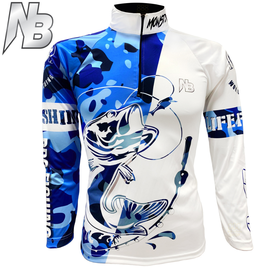 NB ชุด 1 (มี 5 แบบให้เลือก) เสื้อตกปลา,เสื้อปั่นจักรยาน (สินค้าพร้อมจัดส่ง) ป้องกันแสง UV