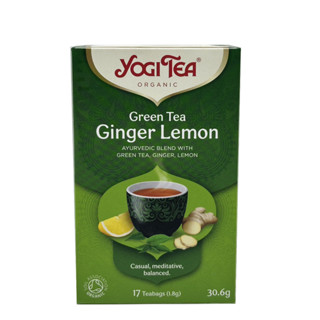 Yogi Tea Organic | Green Tea Ginger Lemon 17 Teabags (1.8g) 30.6g