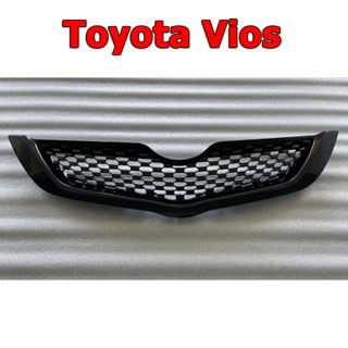 กระจังหน้า toyota Vios 2007-12 belta สีดำ กระจัง กระจังหน้า กระจังหน้าตกแต่ง