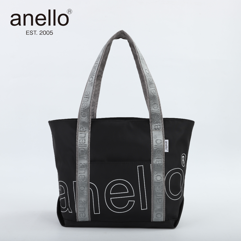 แบบใหม่ anello กระเป๋าถือ/สะพายไหล่ กระเป๋าผ้า ช่องใหญ่ใส่ของได้เยอะ ลายสกรีนบนผ้าเเละสาย ใบใหญ่ ใส่ได้ทุกสไตล์ พร้อมส่ง
