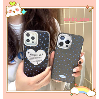 🎁ส่งของขวัญ🎁เคสไอโฟน สำหรับ 11 14 for iPhone Case 13 12 Pro Max ระดับสูง แฟชั่น รูปหัวใจ กันกระแทก เคสนิ่ม เคสโทรศัพท์