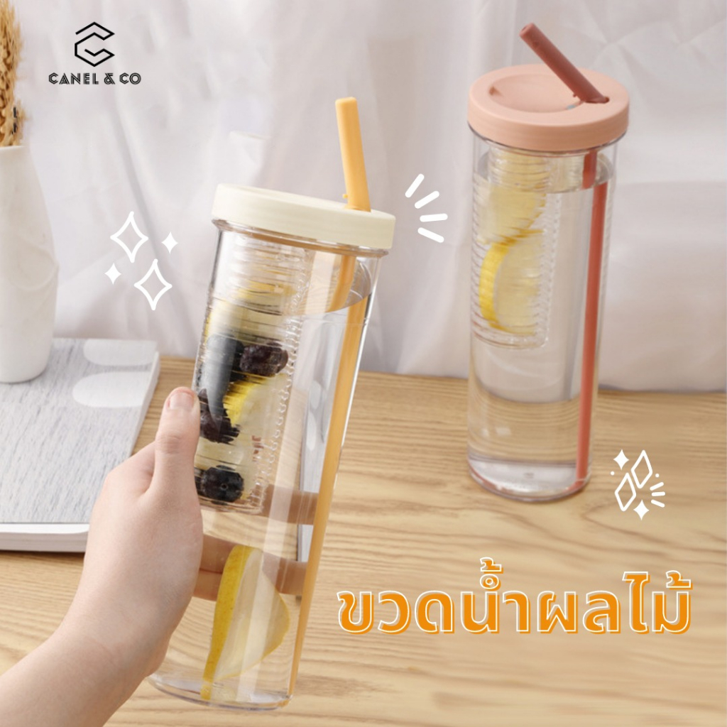 ถ้วยฟาง 700มล อินสตาแกรม ขวดน้ำดื่ม น้ำ ชา นักเรียน กลางแจ้ง การท่องเที่ยว ปิคนิค INS Water Cup Straw Cup Bottle