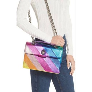 กระเป๋า Kurt Geiger London Kensington large bag in rainbow leather เเบรนด์ จากอังกฤษ