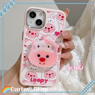 🔥สไตล์ใหม่🔥เคสไอโฟน iphone 11 14 Pro Max การ์ตูน น่ารัก ลูปี้ ขาตั้ง สการ์ตูน ป้องกันตก iphone 12 13 Pro Case for iPhone