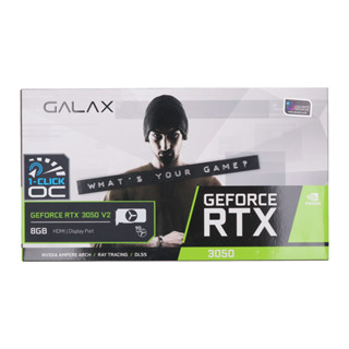 (การ์ดจอ) GALAX GEFORCE RTX 3050 (1-CLICK OC) V2 - 8GB GDDR6