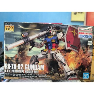 HG 1/144  RX-78-02 Gundam (Gundam The Origin Ver.) พร้อมส่ง