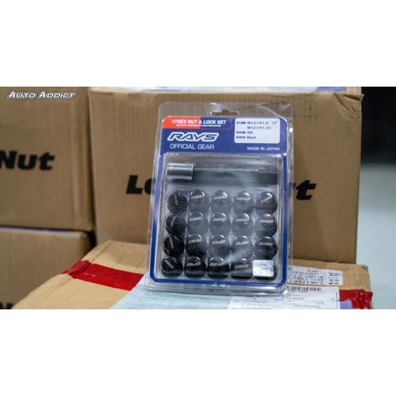 น๊อตล้อRaysแท้madeinjapan