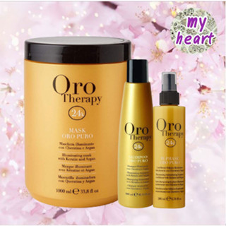 Fanola Oro Therapy 24K Oro Puro เพิ่มความเงางาม หอม ผมนุ่ม แบบมีวอลุ่ม