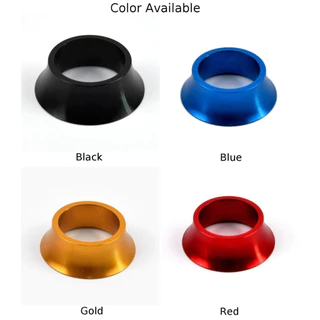 แหวน Spacer รองคอเทเปอร์ ด้านบนจักรยาน สูง15มม.อลูมิเนียม สำหรับซางมาตรฐาน1-1/8"งาน CNC