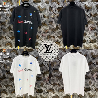 เสื้อยืด Louis Vuitton🏷️ Hiend 1:1 Cotton 💯 เสื้อยืดคอกลม | เสื้อยืดแบรนด์เนม