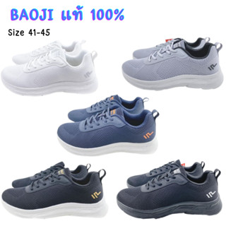 Baoji รองเท้าผ้าใบผูกเชือกผุ้ชาย รุ่น BJM803 รองเท้าผ้าใบออกกำลังกาย รองเท้าผ้าใบลำลอง (XRTN)