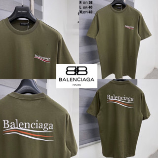 BALENCIAGA T-SHIRT UNISEX 💚 เสื้อยืด BALENCIAGA 🏷️Hiend 1:1 cotton 💯 ร้านค้าจัดส่งไว