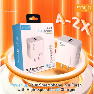 หัวชาร์จENYX รุ่น A-2X 1USB หัวชาร์จ Fast Charger 3.1A Smart Chip 18W ชาร์จไวขึ้น 2 เท่า