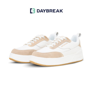 [ใส่โค้ด15MALL99 ลด15%] DAYBREAK T-City Leather Autumn White รองเท้าผ้าใบ หนังแท้ ผู้ชาย ผู้หญิง Antibacterial