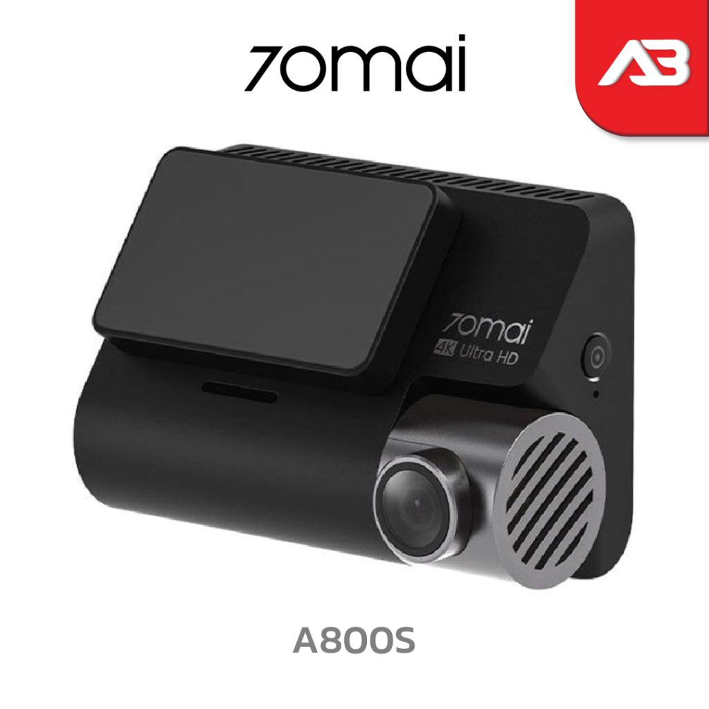 70MAI กล้องติดรถยนต์ Dash Cam 4K (3840×2160) รุ่น A800S (กล้องหน้า)
