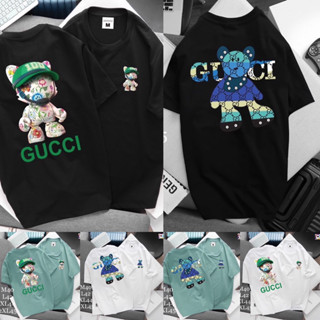 เสื้อยืดแขนสั้น GUCCI 🐻 Unisex 👱🏻‍♂️👩🏼‍🦰 cotton 💯 ผ้านุ่ม ใส่สบายตัว พร้อมส่งจากไทย 🚚 ร้านค้าจัดส่งไว