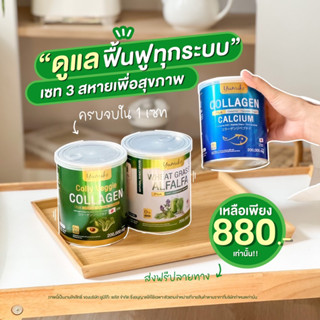 ‼️ของแท้ส่งฟรีเชตคู่x3คอลลาเจนผัก+คอลลาเจนเพียว+วีทกราสอัลฟาฟ่า