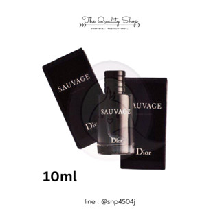 แท้พร้อมส่ง ขนาดทดลอง น้ำหอมผู้ชาย Dior Sauvage Parfum EDT 10ml น้ำหอมดิออร์ ซาเวจ