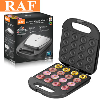 RAF 1400W 16หลุม โดนัท เครื่องโดนัท เครื่องทําโดนัทจิ๋ว เครื่องทําขนม เครื่องปิ้งขนมปัง เครื่องทําอาหารเช้า