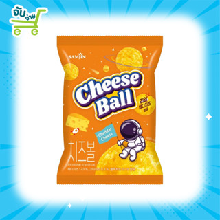 Samjin Cheese Ball Mini Mix Cheddar Cheese Taste 65g ซัมจิน แซมจิน มินิมิกซ์ เชดดาร์ ชีสเทส 65 กรัม Lorenz