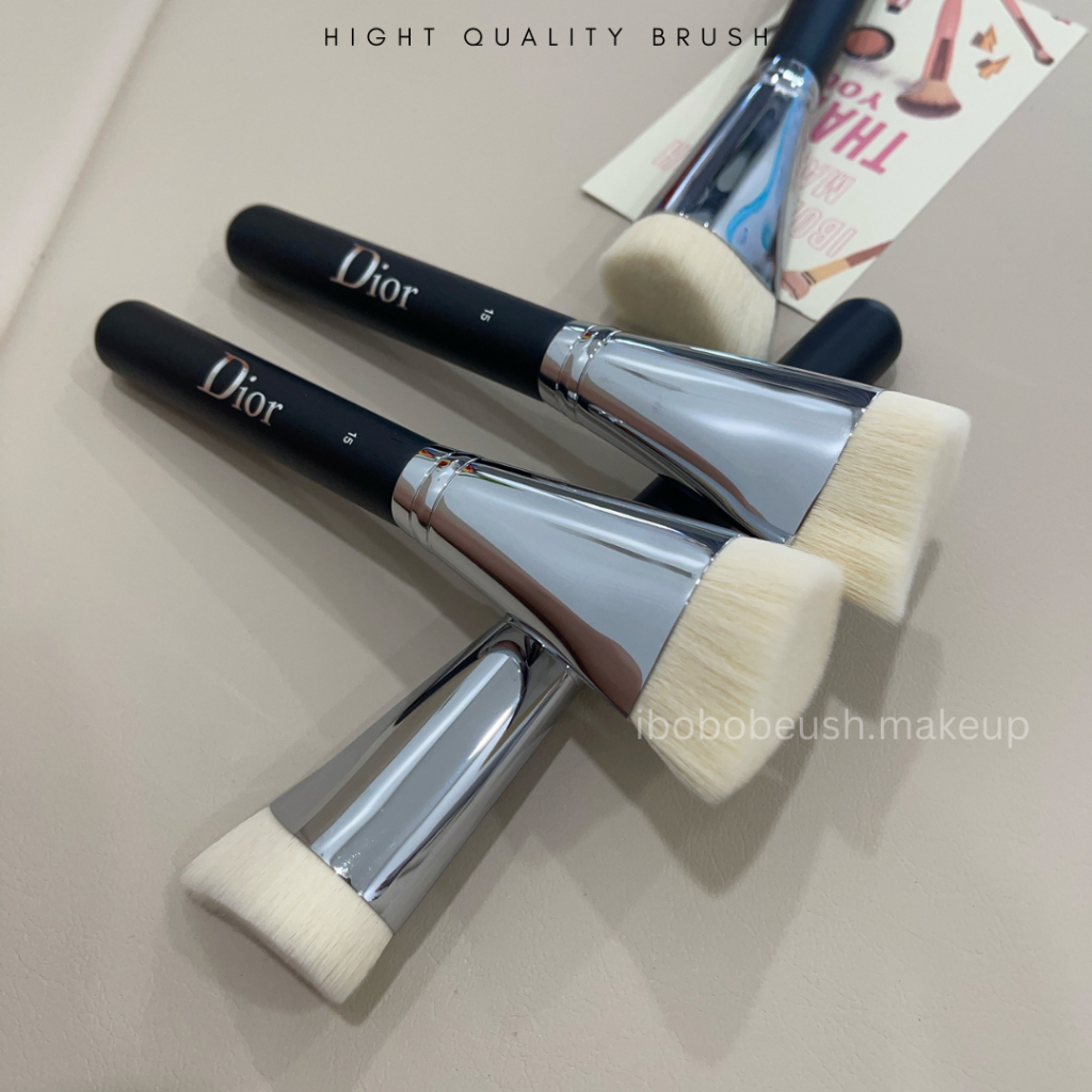Dior15 แปรงแต่งหน้า สำหรับการลง sculpting powder คอนทัวร์ แปรงรองพื้น เครื่องสำอางค์ ช่างแต่งหน้า