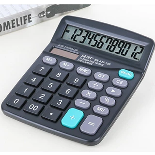 BAANHARDWARE เครื่องคิดเลข 12 หลัก สีดำ 12 Digits Electronic Calculator ER-E016