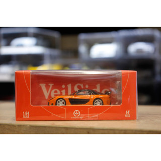 Time Micro 1/64 Mazda RX-7 Veilside Orange+Fig F&amp;F